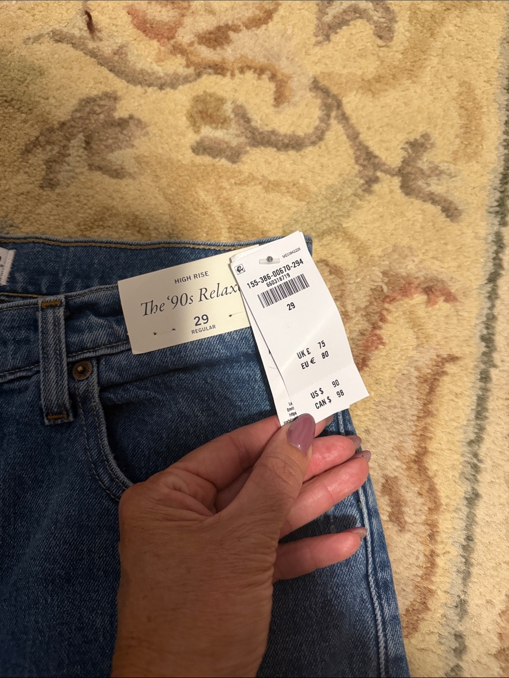 Abercrombie & Fitch High-Rise '90s Relaxed Jeans - Medium Blue